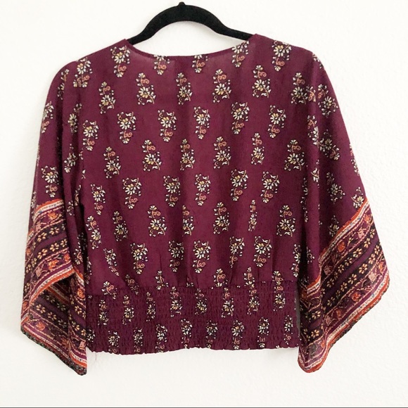 Twine & String bell sleeve floral top - Picture 2 of 10